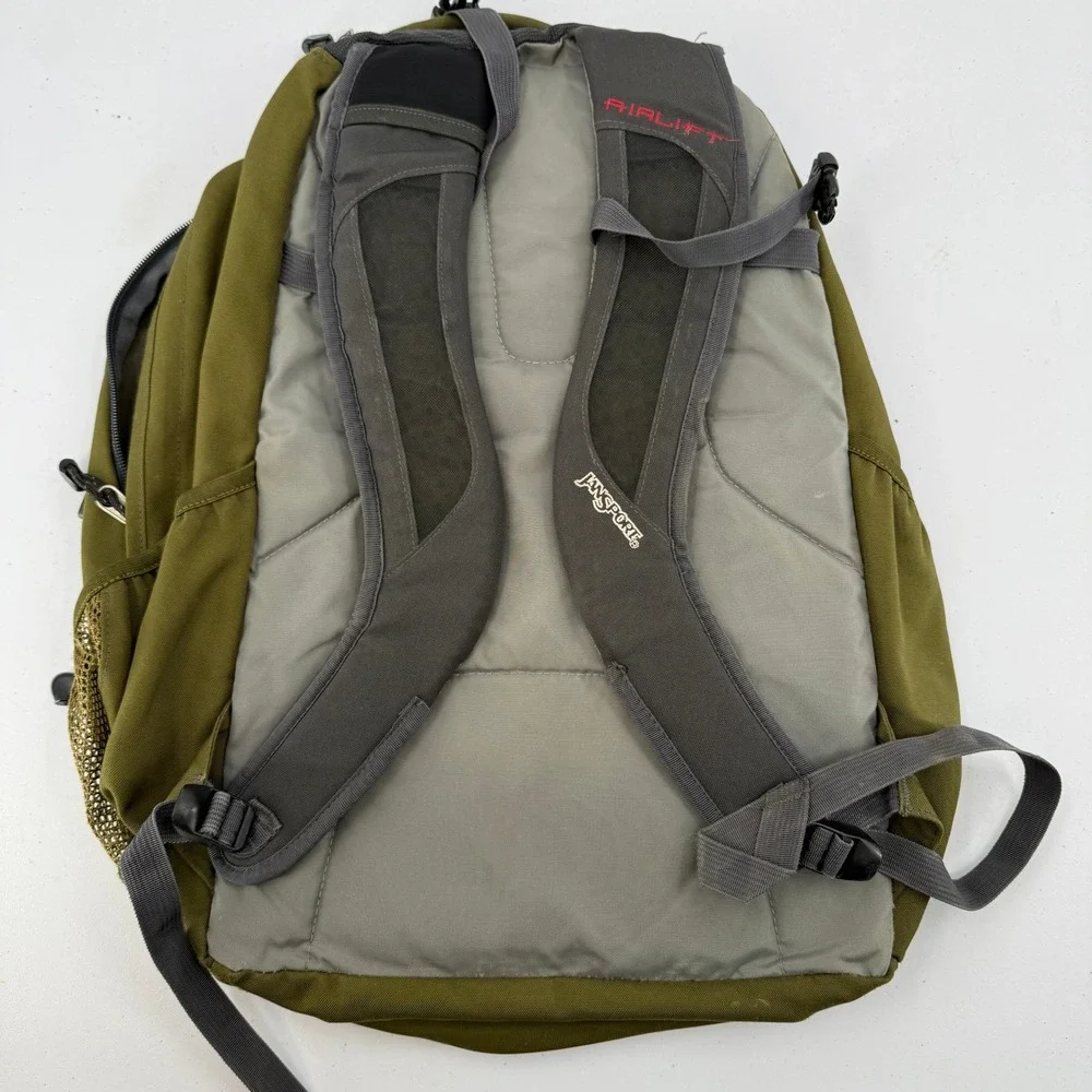 JanSport Airlift Backpack Mens OS Olive Green T274 Tactical Gorpcore Hiking